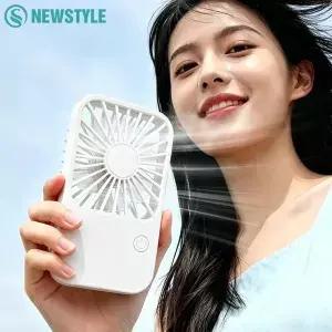 미니 휴대용 소형 선풍기 USB 충전식 가벼운 개인용 핸드헬드 스탠드 포함 2-in-1 책상용 야외 여행용