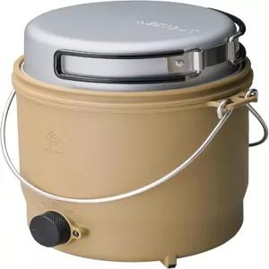 네스아웃 쿠커-1 전기 500W 캠핑 스토브 발전소용 휴대용 플러그인 밥솥 모드 3가지 열 설정 800ml 용량