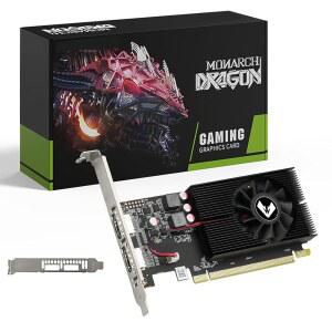 2G 64비트 GDDR3 메모리가 장착된 AMD 라데온 R5 230 로우 프로파일 그래픽 카드 Windows 10 /8 /7 /RHEL /Ubuntu /Linux (블랙)와 호환 사무실용 PCI Express*16 2*HDMI 비디오 장착