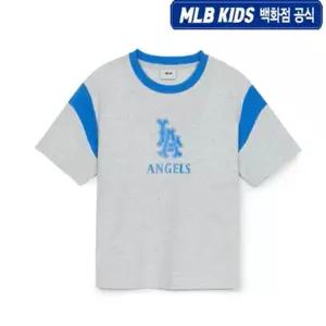 [MLB키즈](마산점)25SS 바시티 배색 레터 로고 티셔츠 7ATSV0253-41MGL