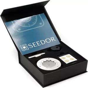 SEEDOR 세이프 스타터 키트 여행 에디션 - 비트코인 스틸 지갑 시드 백업 암호화폐 복구 문구 오프라인