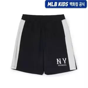 [MLB키즈](마산점)(백화점 공식) 25SS 바시티 러닝쇼츠 7ASPV0253-50BKS