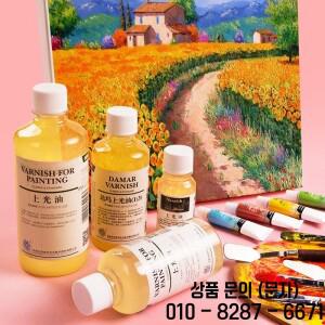 75/280/500ml 아마씨 중유 페인트 희석제 무색 토너 오일/폴리시 리터치/광택 바니시