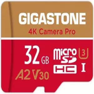 5년 데이터 복구 GIGASTONE 32GB 마이크로 SD 카드 4K 카메라 프로 GoPro Wyze 드론 대시 캠 최대