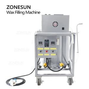 ZONESUN ZS-GTCD 자동 왁스 충전 기계 소이 파라핀 펌프 용융 혼합 캔들 제조기