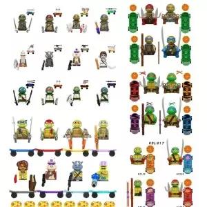 KDL83 87 Kf625 영화 미니 액션 피규어 브릭 레오 랩돈 무기 조립 빌딩 블록 MOC DIY