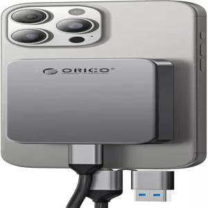 ORICO 256GB 마그네틱 휴대용 SSD 메탈 바디 4K 120fps ProRes HDR 기록 및 저장 최대 460MB/s USB C A 2