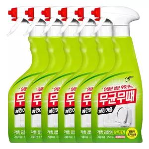 무균무때 거품타입 곰팡이용 세정제 750ml X 6개얼룩제거 벽제거 화장실 제거제 실리콘 욕실청소 세제 이젤