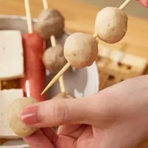 대나무 꼬치 100개입 산적 꼬챙이 일회용품15CM 꼬지