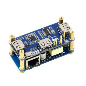 POWER OVER ETHERNET POE 모듈 USB 액세서리용, 802.3AF 키트, 제로 2 W RPI HAT 파이 라즈베리 WH 2W 스타터 보드 확장 HUB