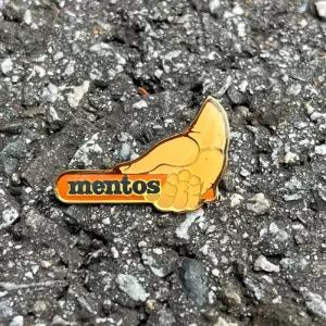 가다컴퍼니 mentos 멘토스 민트캔디브랜드 오리지날롤 프랑스뱃지 빈티지뱃지 A350