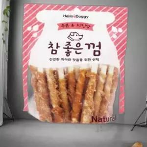 헬로도기 참 좋은껌 우유 치킨맛 24P 강아지 간식