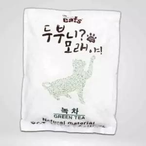 더캣츠 두부니 모래야 녹차향 7L 더캣츠 모래 응고형 응고형모래