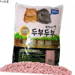 테비 두부두부 고양이모래 7L 복숭아