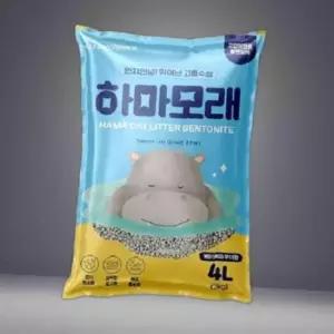 고양이모래 벤토나이트 4L 베이비파우더향 고흡수성