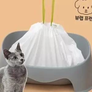 뷰랩프렌즈 고양이 샌드백 모래가방 1롤 10매 똥처리