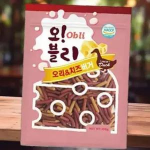 오블리 오리 치즈버거 100g