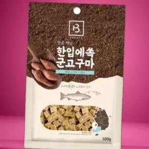 브리더랩 땅끝 해남 한입에쏙 군고구마 연어 100g