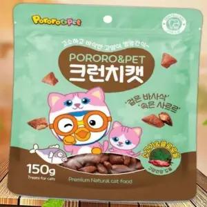펫간식 크런치캣 150g 소고기n클로로필 x 6개