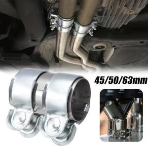 자동차 엔진 배기 클램프 파이프 커넥터 45mm 63mm 더블 행거 액세서리