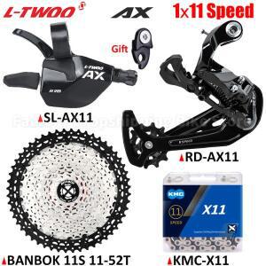 LTWOO AX11 MTB 자전거 1x11 속도 변속기 그룹 세트 11S 트리거 시프터 SUNSHINE 42/46/50/52T 스프로킷 체