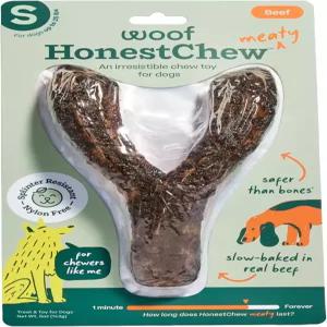 WOOF 정직한 츄 고기 개 Y그노트 내구성이 뛰어난 소고기와 천연 식물성 재료로 제작 스플린터 저항성