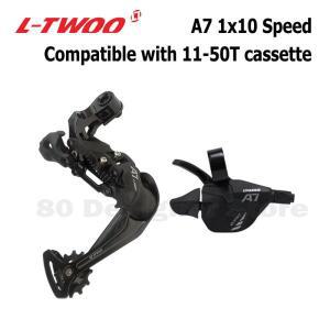 LTWOO A7 1x10 그룹 세트 트리거 시프터 레버 + MTB 자전거 용 뒷 변속기 10 단 스프로킷 42T 46T 50T