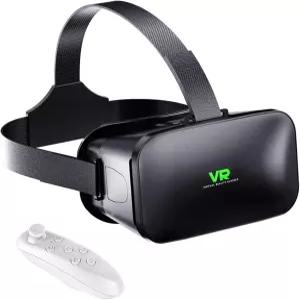 3D VR 헤드셋 가상 현실 안경 4.5인치에서 6.7인치까지 호환되는 또는 Android용 안티 블루 라이트 조절
