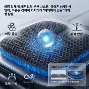 다온픽 발바닥열감 쿨링방석 블루 차량용 실리콘
