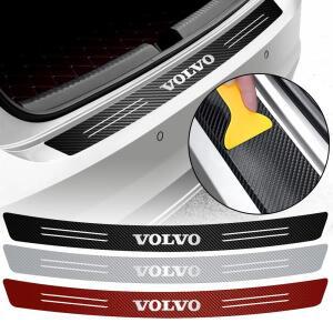 자동차 트렁크 후면 범퍼 가드 보호 스티커, 스크래치 방지 카본, 볼보 XC90 C30 T6 S60 C70 V40 V70 V60 V
