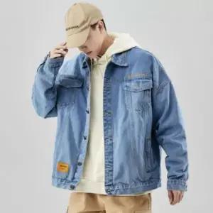 [하프클럽/]남성 빈티지 워싱 청자켓 가을 간절기 데님 재킷 아우터 상의 블