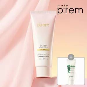 수분보충 [공식]메이크프렘 콜라겐 모이스처 클렌징 밤 100ml 진정 쿨링 트러블피디알엔 클렌징밀크21ml