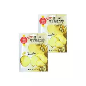 에바네이쳐 얼굴팩 1일1팩 환절기 수분 쿨링 마스크팩 감자 퓨어 에센스 10매 2세트