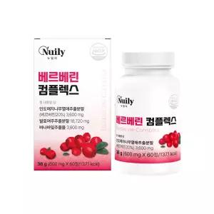 베르베린 바나바잎 발효여주 컴플렉스 600mg 60정 3중 복합 건강솔루션 프락토올리고당