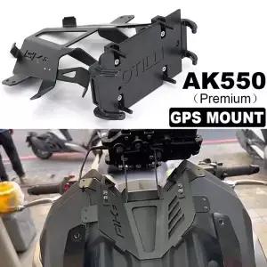 오토바이 앞 유리 마운트 전면 전화 스탠드 홀더 KYMCO AK 550 Premium 용 GPS 네비게이션 플레이트 브래킷