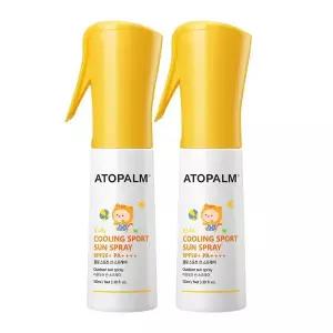 수분보충 아토팜 키즈 쿨링 스포츠 선 스프레이 100ml X 2개 (안티에이징 주름개선 탄력강화선랜덤10ml 2개