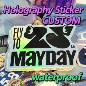 홀로그램 스티커 DIY 스케이트 보드 노트북 수하물 자전거 오토바이 전화 자동차 데칼 방수