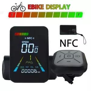 F3 UART2 NFC Fatbike 화면 켜기 E 자전거 LCD 디스플레이 전기 스쿠터 속도계 사이클링 액세서리 컴퓨터