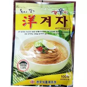 천우식품 천연강황 양겨자 가루 200g 10개입 업소용 식자재 냉면 소스용 대용량겨자 업소용식자재