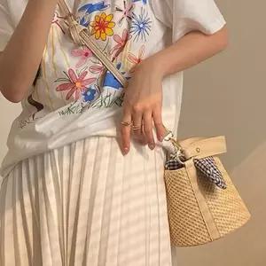 데일리 여성 라탄 가방 크로스 여성 토트 백 피크닉 여름 여성라탄가방 여름크로스백