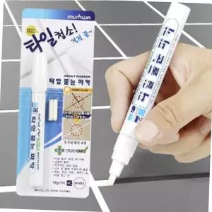 욕실 주방 타일 줄눈 틈새 보수 마카 펜 화이트 10g 줄눈펜 욕실줄눈시공 화이트줄눈