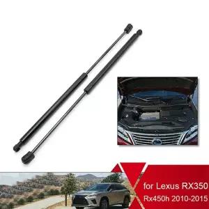 상단-2X 전면 보닛 후드 리프트 스트럿은 Lexus RX350 RX450H 2010-2015 용 충격 가스 실린더 세트 지원.