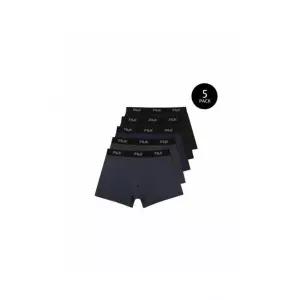휠라 언더웨어 리니어로고 밴드 남성 드로즈 5팩 (FI4DRF1102M_BLK) 933042