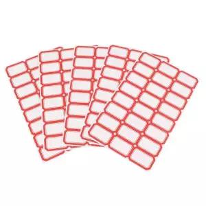 24칸 빨강 일반 견출지 50매 서류견출지 정리용라벨스티커 대용량견출지 사무용라벨스티커