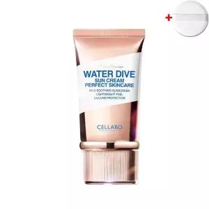 셀라보 선크림 스킨케어 워터다이브 2026 이찬석+퍼프 60ml, 1개