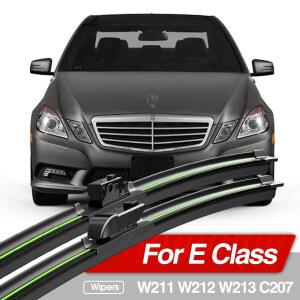 E 클래스 W211 W212 W213 유리 블레이드 2pcs 와이퍼 C207 창 앞 액세서리 2002