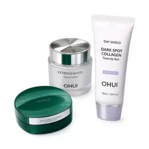 오휘 기미케어 3-STEP 멜라토닝 크림 60ml / 콜라겐 톤업선 50ml