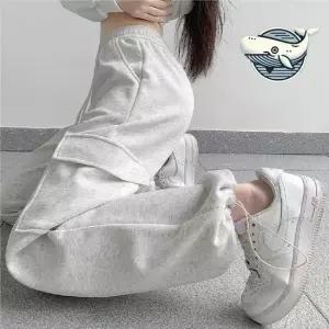 캐주얼 스트랩 카고 팬츠 루즈핏 와이드 데일리 여름바지 여성여름팬츠 편한바지