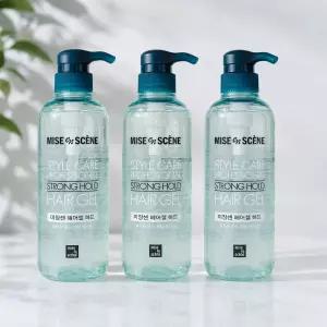 미쟝센 스트롱 하드 헤어젤 500ml 3개