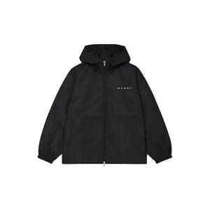 [MARNI]키즈 로고 프린트 나일론 후드자켓 블랙 M01787 M00UX 0M900